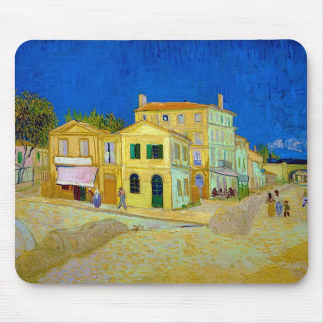 Mousepad A Casa Amarela, Van Gogh (Frente)