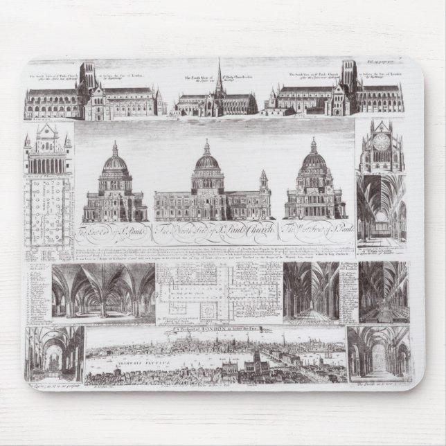 Mousepad A catedral de St Paul (Frente)