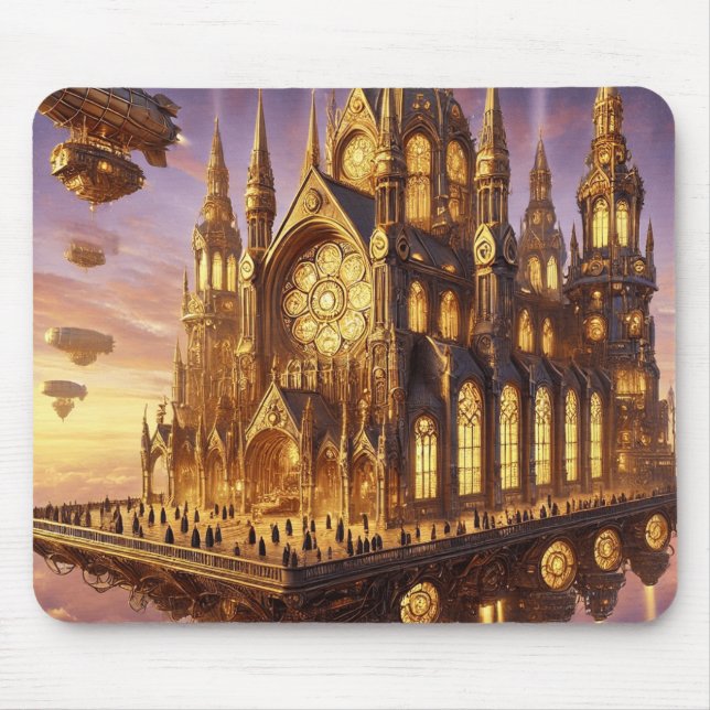 Mousepad A Catedral entre as Nuvens (Frente)