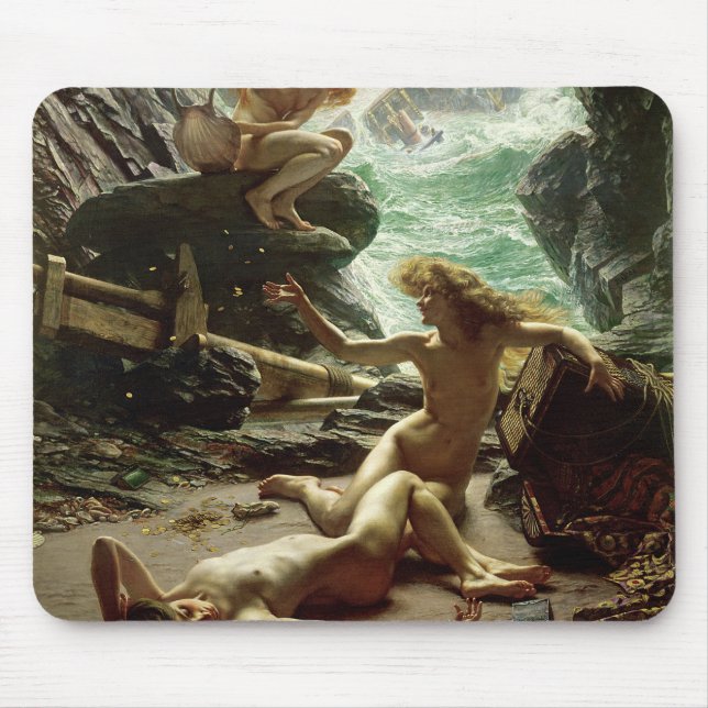 Mousepad A caverna da tempestade Ninfa, 1903 (óleo em (Frente)