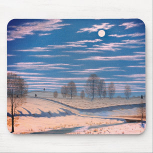 Mousepad A cena de inverno de Farrer em Lua: