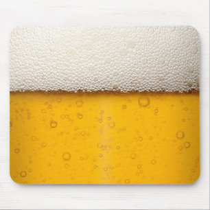 Mousepad A cerveja borbulha Fim-Acima