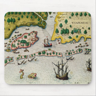 Mousepad A chegada do inglês em Virgínia