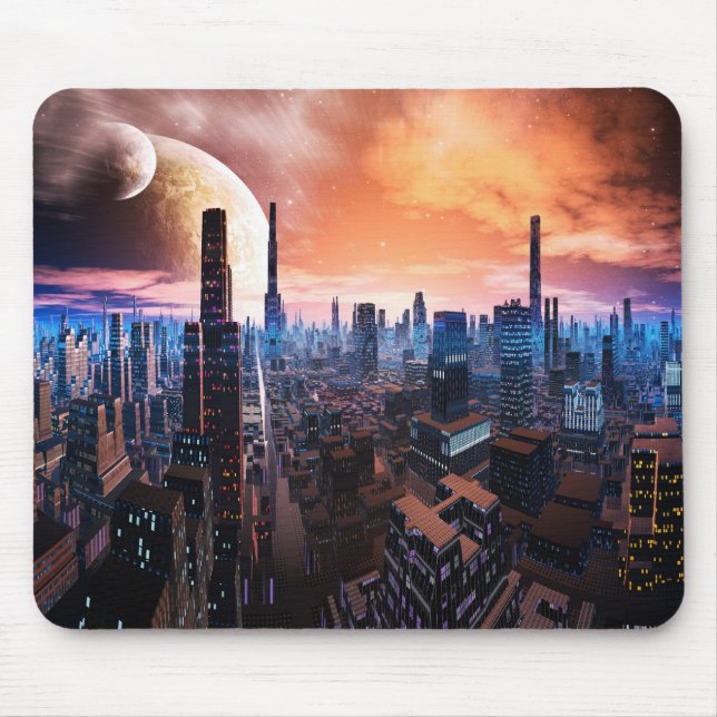 Mousepad A "cidade nunca dorme" Mousemat (Frente)