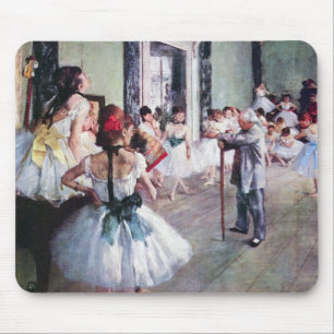 Mousepad A classe de dança de Edgar Degas, Arte Balé de Vin