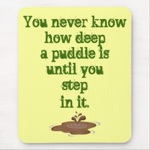 Mousepad A coisa sobre Puddles_