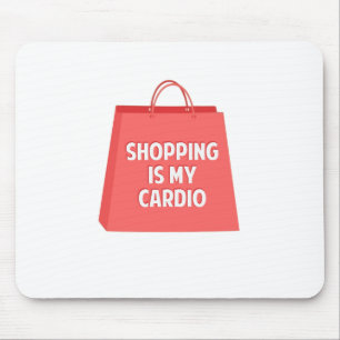 Mousepad A compra é meu cardio-
