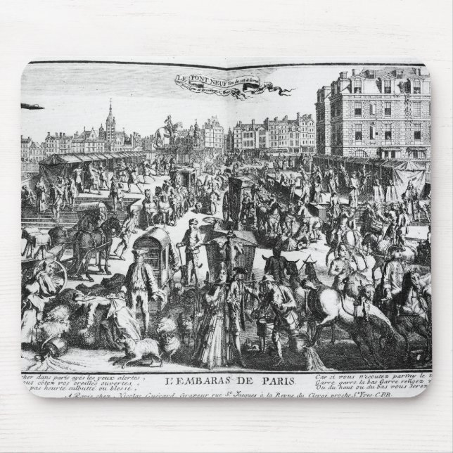 Mousepad A congestão em Paris (Frente)