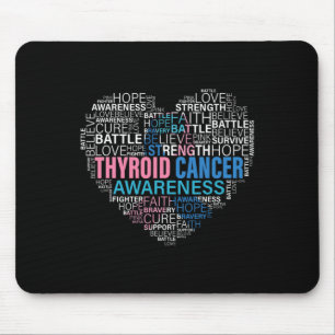 Mousepad A consciência do cancer combate a esperança e dá s