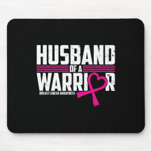 Mousepad A Consciência Do Cancer Da Mama Marido Do Guerreir