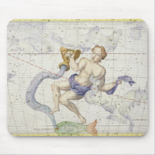 Mousepad A constelação de Aquário, chapeia 9 'do atlas C