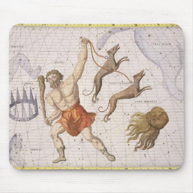 Mousepad A constelação de Bootes, chapeia 20 'do atlas Coel (Frente)