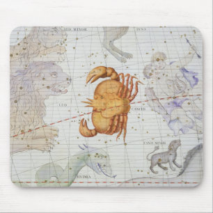 Mousepad A constelação de cancer, chapeia 4 'do atlas Coe