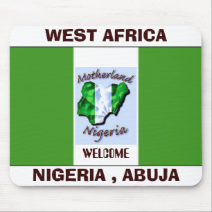 Mousepad a cópia da bandeira de Nigéria, NIGÉRIA copia