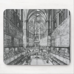Mousepad A coroação de Louis XIV na catedral de Reims