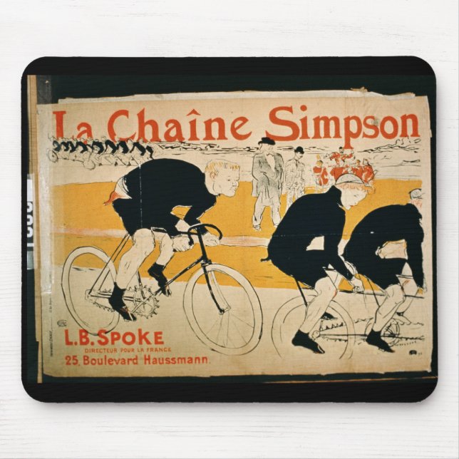 Mousepad "A corrente de Simpson", Paris (litho da cor) (Frente)