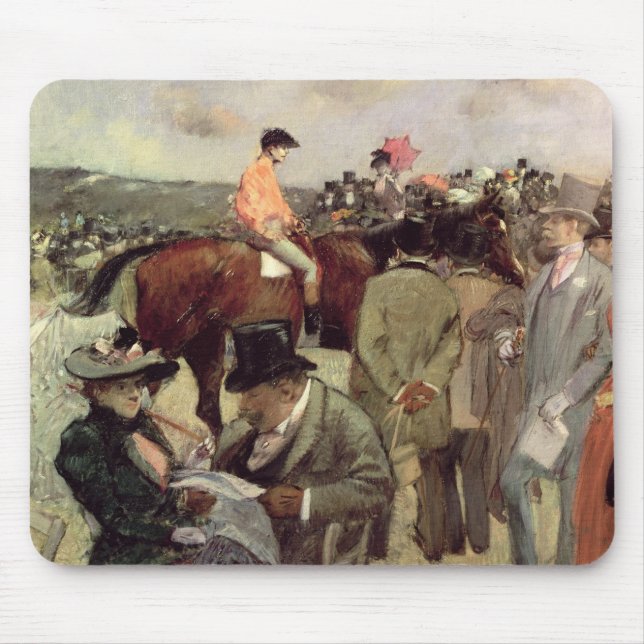 Mousepad A corrida de cavalos, c.1890 (Frente)