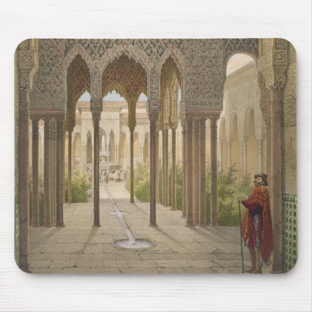Mousepad A corte dos leões, o Alhambra, Granada, 185 (Frente)