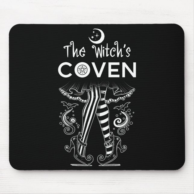 Mousepad A Covén da Bruxa Pernas de Bruxa Pernas de Bruxa D (Frente)