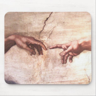 MOUSEPAD A CRIAÇÃO DE ADAM-MOUSEPAD
