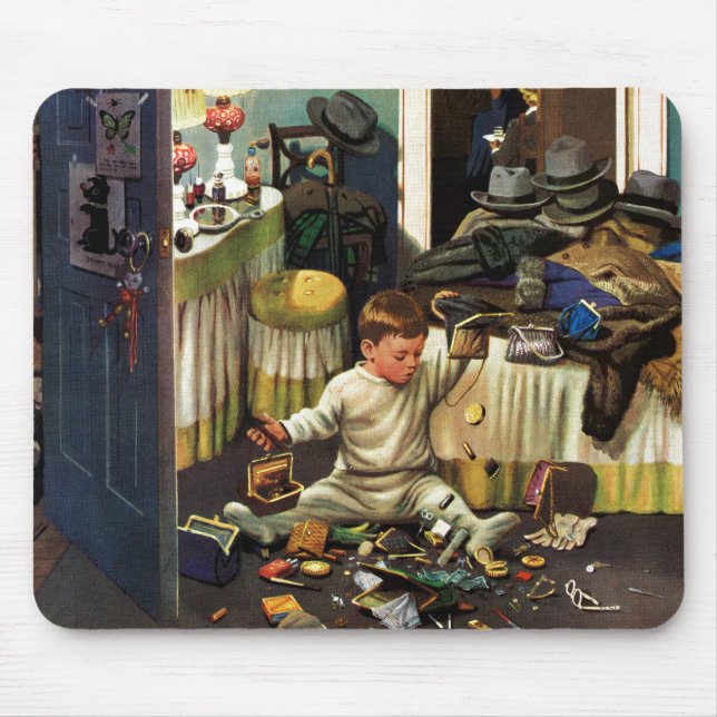 Mousepad A criança esvazia bolsas (Frente)