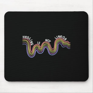 Mousepad A cura não é a chuva de conscientização da saúde m