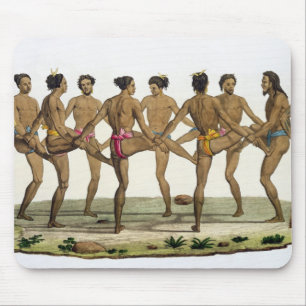 Mousepad A dança dos insulares de Caroline, chapeia 22 'do