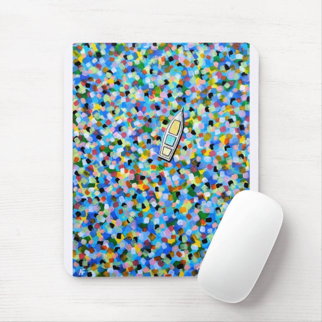 Mousepad À deriva através dos Sonhos Pintura de Alfred Fox (Com mouse)