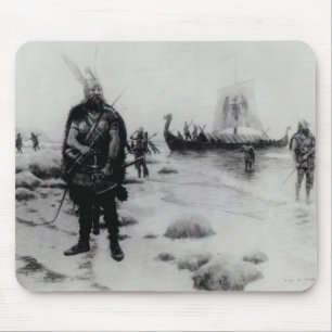 Mousepad A descoberta de América por Leif Eriksson