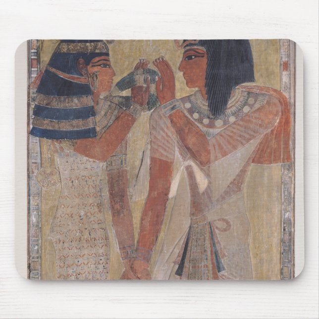 Mousepad A deusa Hathor que coloca o colar mágico (Frente)