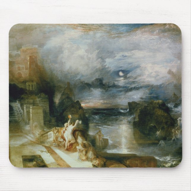 Mousepad A divisão do herói e do Leander (óleo em canvas) (Frente)