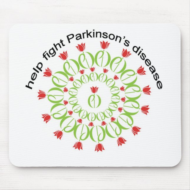 Mousepad a doença de Parkinson, doença dos parkinsons, (Frente)