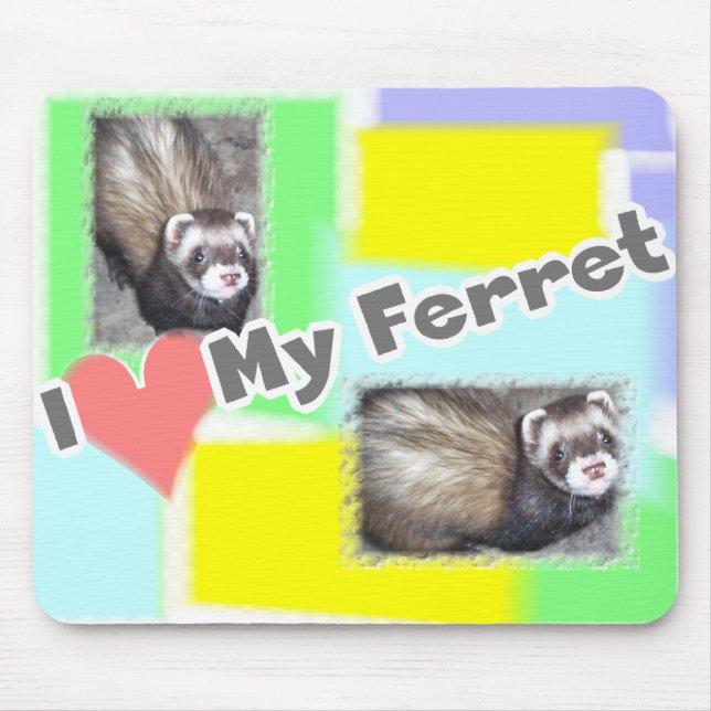 Mousepad A doninha bonito representa provérbios e citações (Frente)