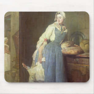 Mousepad A empregada doméstica com disposições, 1739 da
