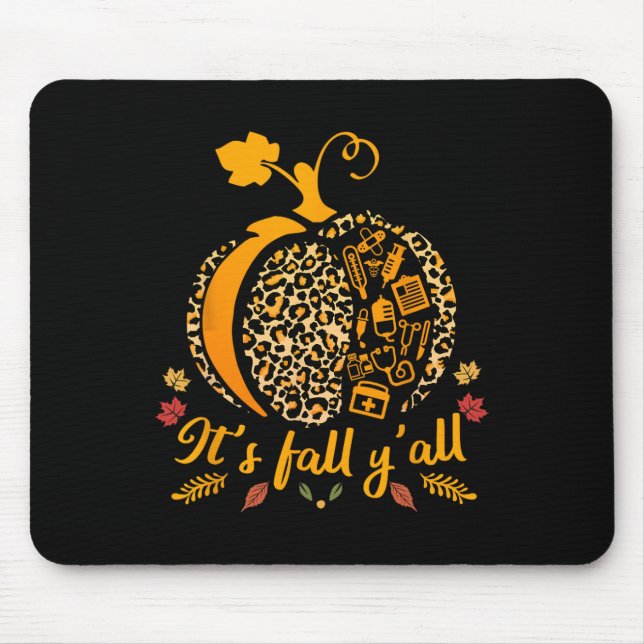 Mousepad A Enfermeira Cai, Esfrega, Lápki Leopard Pumpki (Frente)