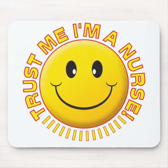 Mousepad A enfermeira confia-me (Frente)