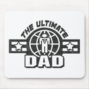 Mousepad A engrenagem final do logotipo do pai
