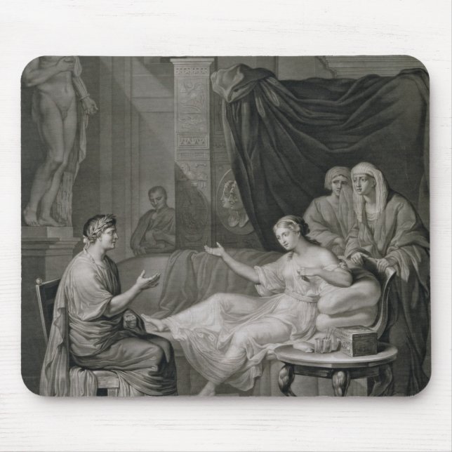 Mousepad A entrevista de Augustus e de Cleopatra, gravada (Frente)