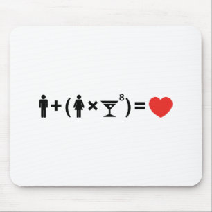 Mousepad A Equação do Amor para as Mulheres