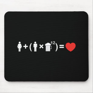 Mousepad A equação do amor para homens