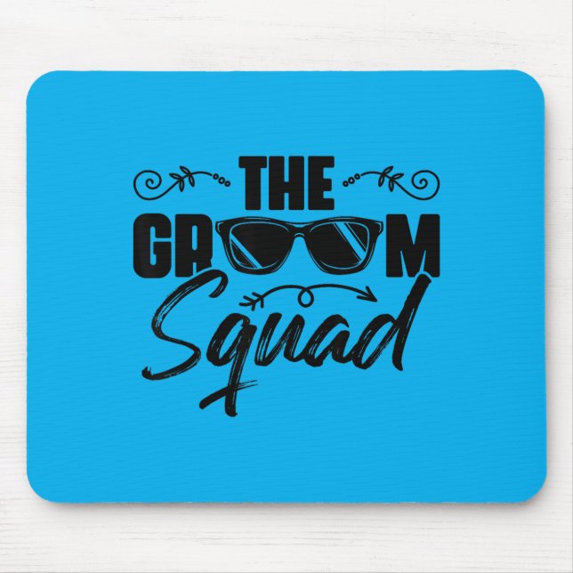 Mousepad A Equipe do Noivo Sungles Festa de Despedida de So (Frente)