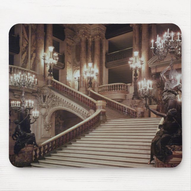 Mousepad A escadaria grande da Ópera-Garnier (Frente)
