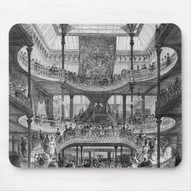 Mousepad A escadaria nova 'no Bon Marche do Au (Frente)