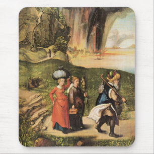 Mousepad A Escape de Lot, famosa pintura de Albrecht Durer,