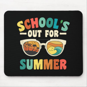 Mousepad A escola está fora para o verão para os estudantes