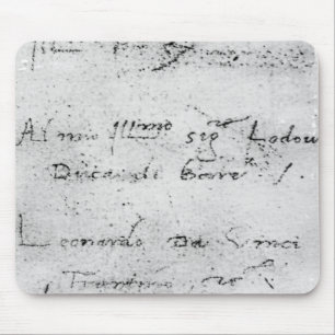 Mousepad A escrita de Leonardo da Vinci