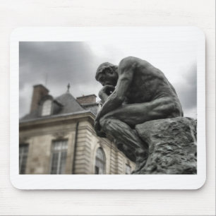 Mousepad A Escultura Thinker Rodin Paris