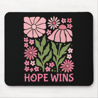 Mousepad A Esperança ganha com a consciência do Cancer da m