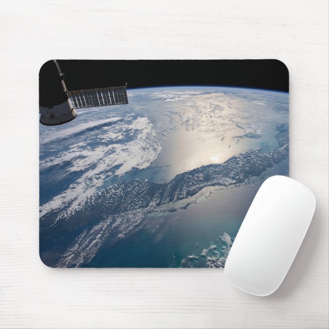 Mousepad A Estação Espacial Internacional Acima Do Atlântic (Com mouse)