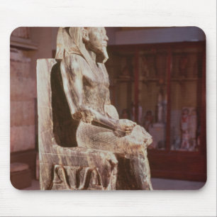 Mousepad A estátua de Khafre enthroned
